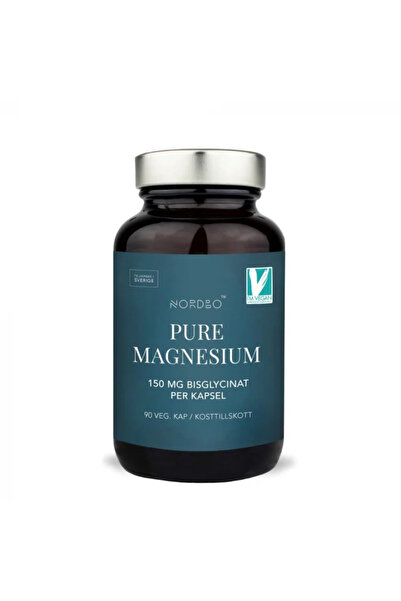 NORDBO Magneziu PUR - Bisglicinat de Magneziu - Vegan - 90 capsule