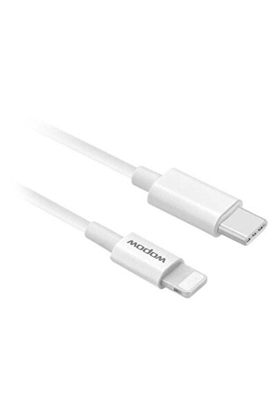Generic Type-C to Lightning Data Sync and Charging Cable White