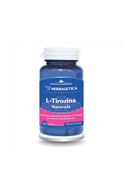 herbagetica L-tirozina Naturala ( Stimuleaza productia hormonilor tiroidieni ...