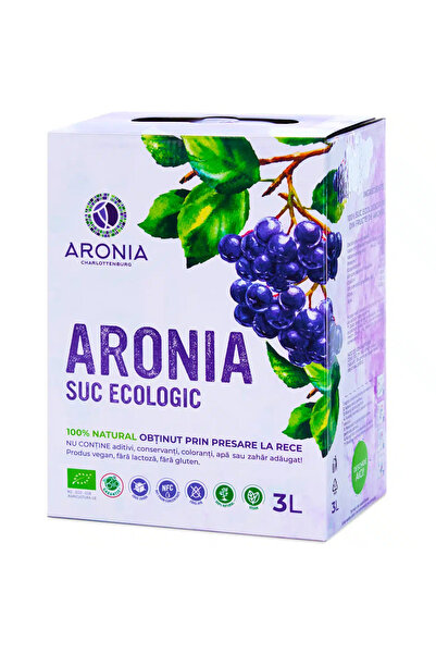 Aronia Charlottenburg Suc de Aronia 100% , - 3L (cel mai puternic antioxidant )