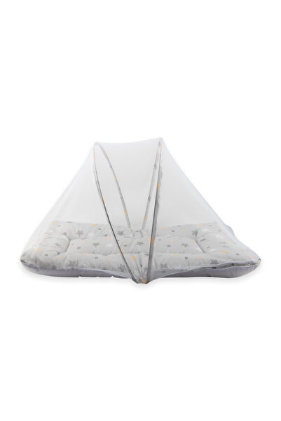 LITTLE ANGEL سرير أطفال قابل للطي للسفر مع ناموسية