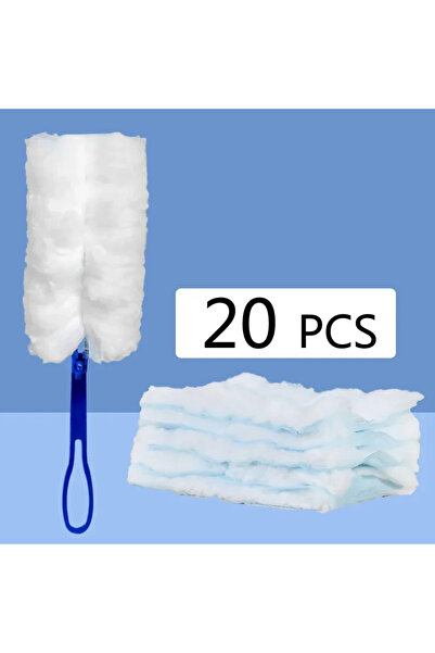 Choice3 مجمع غبار كهروستاتيكي قصير ذو 20 رأسًا لتنظيف أسطح الطاولات بقطعة قما...