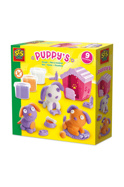 SES Creative Puppies Plasticine Set