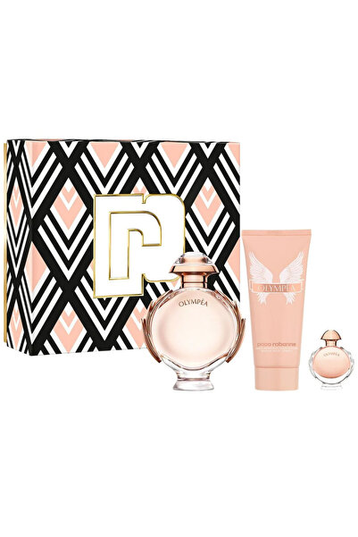 Paco Rabanne Комплект Paco Rabanne: Olympea, парфюмна вода, за жени, 80 ml + ...