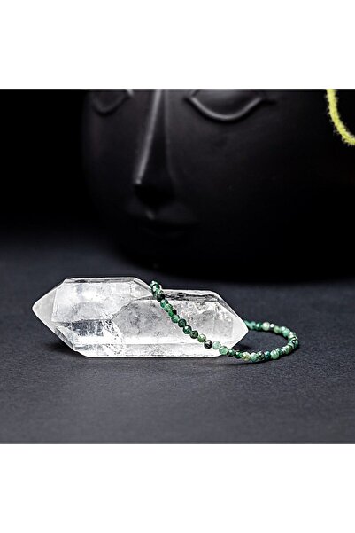 Ezera Brățară de damă cu pietre de smarald fațetate Memphis