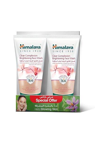 Himalaya غسول وجه لتفتيح البشرة وتنقيتها، عبوتان × ١٥٠ مل، غسول الوجه رقم ١