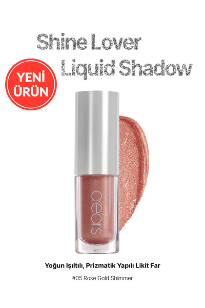 Cre'ars Yoğun Işıltılı, Prizmatik Yapılı Likit Far Cre'Ars Shine Lover Liquid...