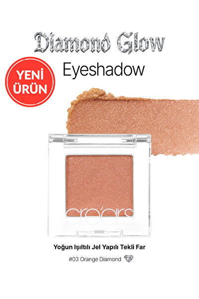Cre'ars Yoğun Işıltılı Jel Yapılı Tekli Far CreArs Diamond Glow Eyeshadow 03 ...