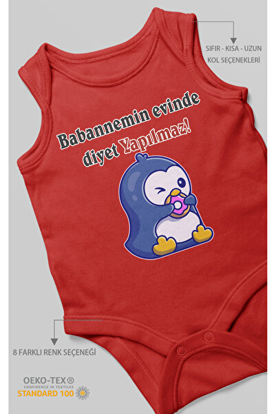 MorivoKids My Grandmother's House Is Not a Diet House! Printed Baby Bodysuit ...