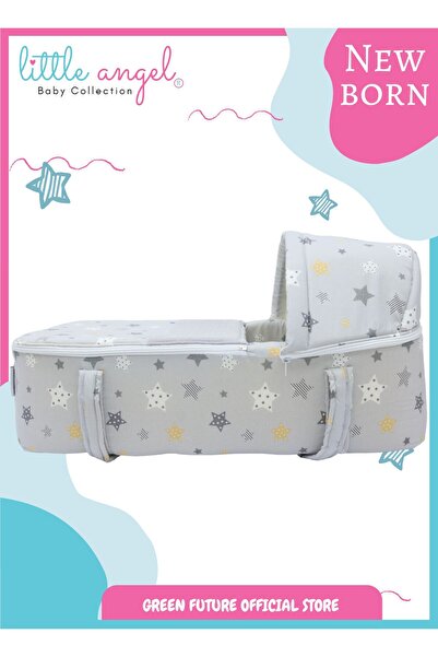 LITTLE ANGEL - Portable Bassinet Baby Carry Nest Travel Cot W/ Diaper Bag