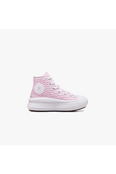 Converse Chuck Taylor All Star Move Çocuk Pembe Platform Sneaker