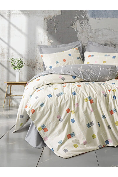 Cotton Box pentru două persoane lenjerie de pat Minimal Evo Gri