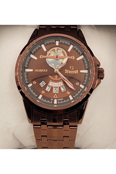 Sveston Men's watch, luxurious copper color