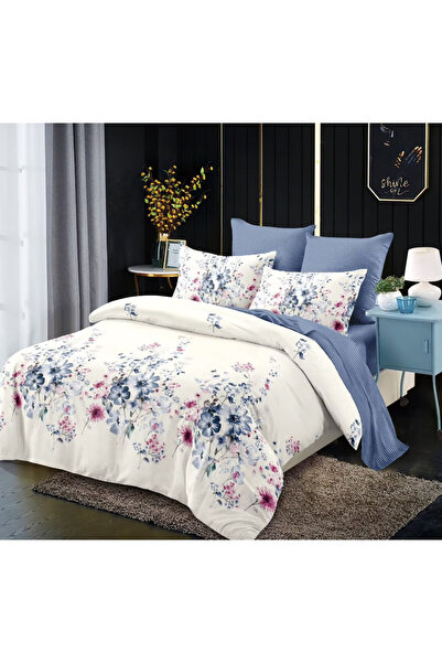 Inovius Fine Cotton Bed Linen, 6 Pieces, Double Bed - CPL257