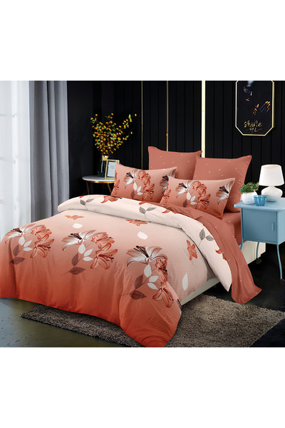 Inovius Fine Cotton Bed Linen, 6 Pieces, Double Bed - XIA255