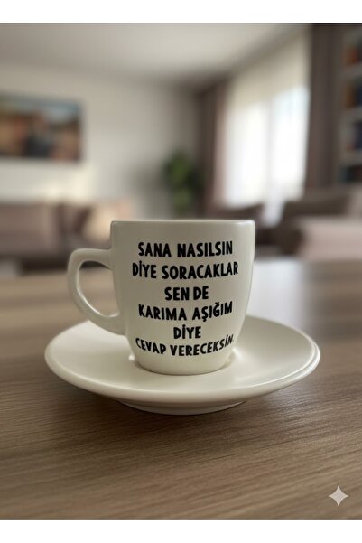 PALTO TASARIM I'M in Love with My Wife, That's What You'Ll Call Me - Cream Tu...