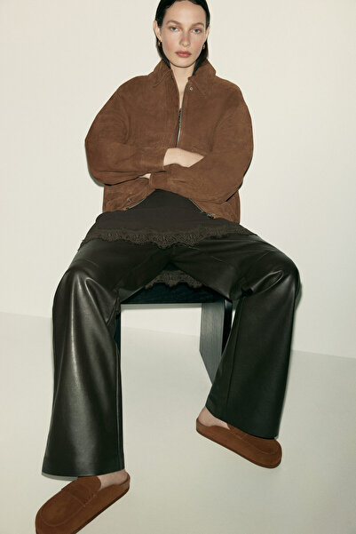 H&M Deri Makosen Terlik