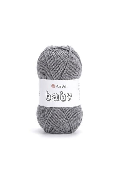 Yarnart Baby - Baby Hand Knitting Yarn Gray-29