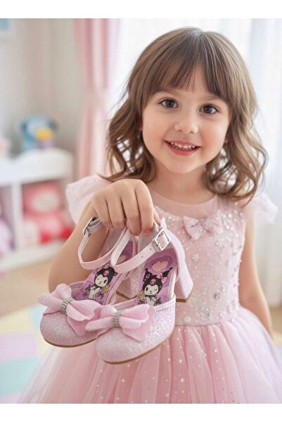 Surpie Shoes Pantofi cu toc pentru copii, pantofi cu model Kuromi, pantofi de...