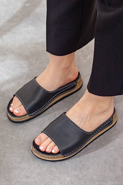 Adım Adım Γυναικείο Γνήσιο Δέρμα Εξαιρετικά Άνετο Παντόφλες