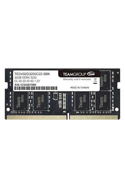 team group Memorie Elite DDR4 SO-DIMM 32GB 3200MHz CL22