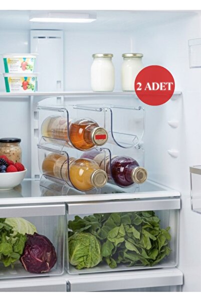 Store Hgy Home 2'li Şeffaf İçeçek Organizeri