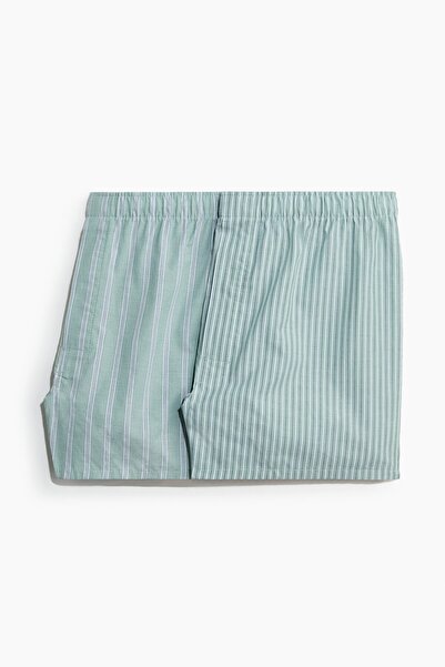 H&M 2'li Dokuma Boxer Şort