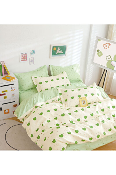 Inovius Double Bed Linen, Fine Cotton, 6 Pieces - SIPRR60-525