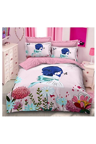 Inovius Lenjerie de Pat, Bumbac Finet 3D, 6 Piese, Pat Dublu - SIPRA2-25