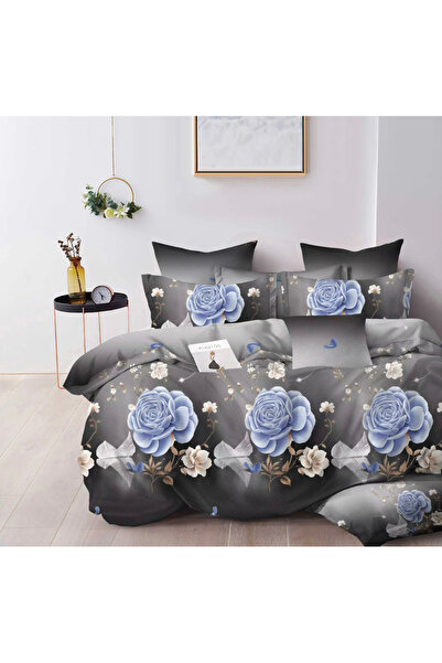 Inovius 6-Piece Fine Cotton Bed Linen for Double Bed - SUZ81