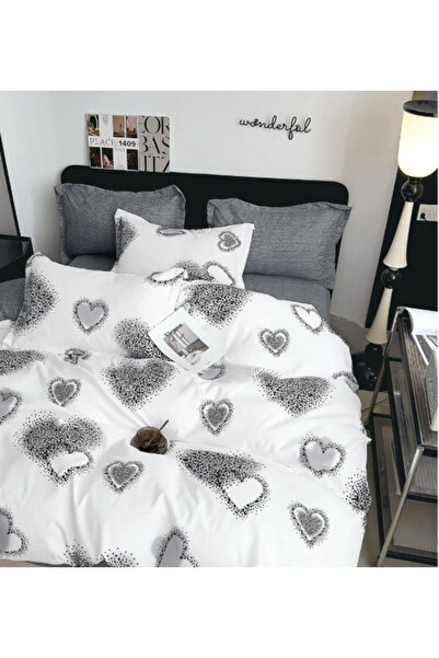 Inovius Fine Cotton Bed Linen, 6 Pieces, Double Bed - GR-491