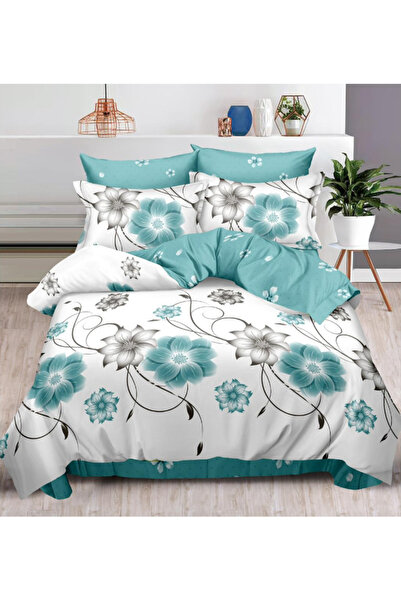 Inovius Lenjerie de Pat Dublu, Bumbac Finet, 6 Piese - SIPRR60-464