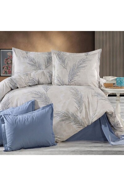 Pucioasa Set lenjerie pat dublu cu husa pilota 220x240, cearsaf 240x270cm, bu...