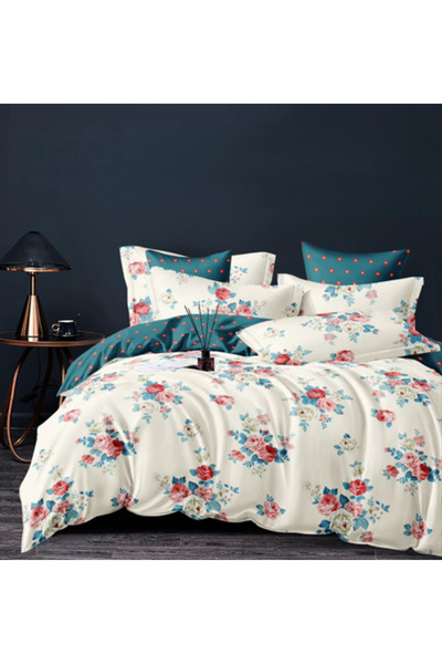 Inovius Bed Linen, Fine Cotton, 6 Pieces, Double Bed -JOJ748