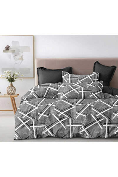 Inovius Fine Cotton Bed Linen, 6 Pieces, Double Bed - GR-452