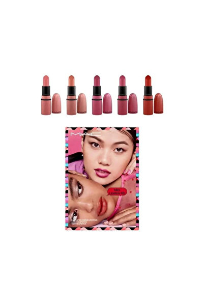 M.A.C Комплект мини червила MAC: Amplified, матово, кремообразно червило, You...