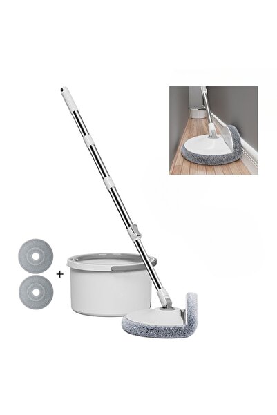 FOXMAG24 Mop set with bucket, 360° rotation, clean/dirty water separation, 2 ...