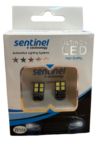 Sentinel T10 Park Ampulü Beyaz 12v 8 Led 2 Adet Fiyatı (C316)