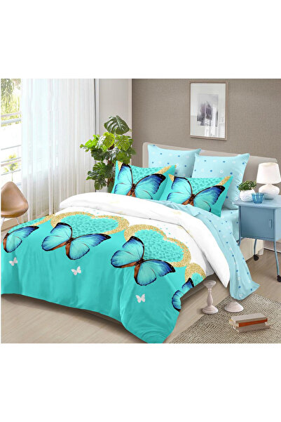 Inovius Fine Cotton Bed Linen, 6 Pieces, Double Bed - CPL229