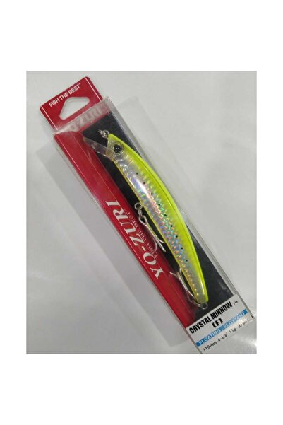 YO-ZURİ Yozuri Crystal Minnow F 110 MM 11 GR Maket Yem - PXH
