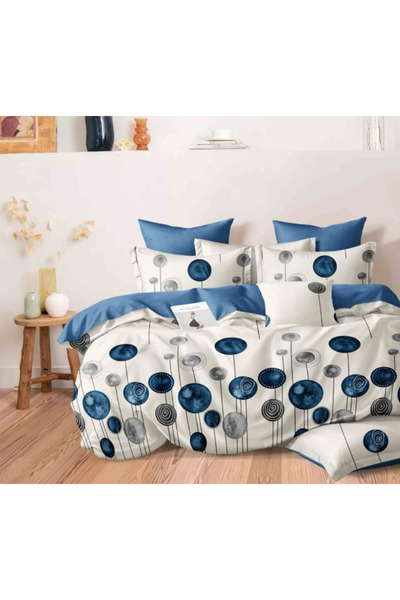 Inovius Fine Cotton Bed Linen, 6 Pieces, Double Bed - GR-429