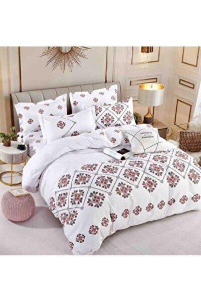 Inovius Lenjerie de Pat Bumbac Finet Model Traditional, 1 Persoana , 4 piese-...