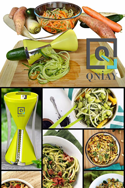 Allians Pratik Manuel Spiral Sebze Doğrayıcı ile Lezzetli Spagetti Ürünleri