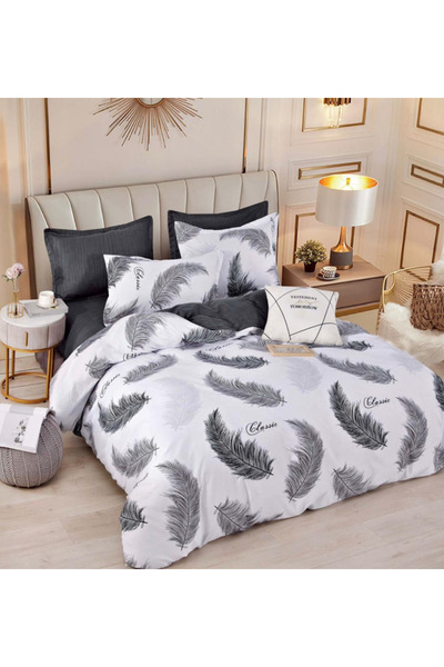 Inovius Bed Linen, Fine Cotton, 6 Pieces, Double Bed -JOJ742