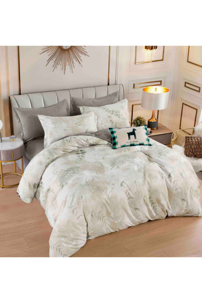 Inovius Lenjerie de Pat cu Elastic, Bumbac Finet 6 Piese - JOJ269