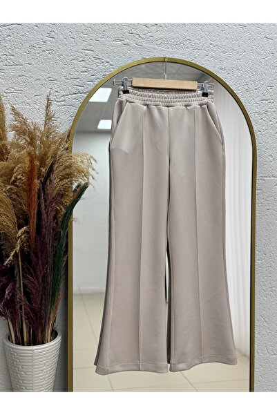 BENAHOLL Bemuna Spanish Paça Ç piped Scuba Pants-Eu2450 Stone