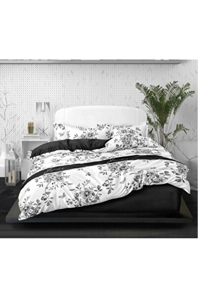 Inovius Lenjerie de Pat Bumbac Finet, 6 Piese, Pat Dublu - GR-397