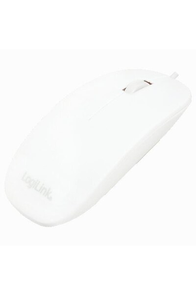 LogiLink Optical Mouse, USB, 1000 dpi, White