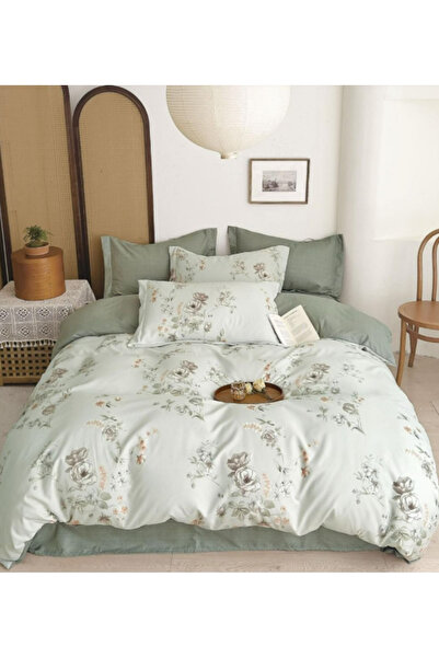 Inovius Fine Cotton Bed Linen, 6 Pieces, Double Bed - GR-490