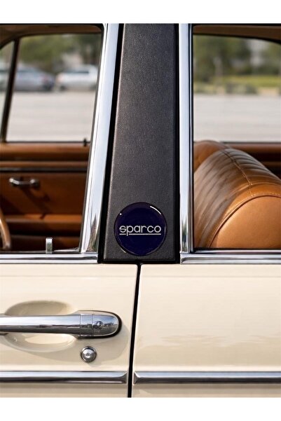 Damla Etiket Sparco Damla Sticker Label Embossed 3D Silicone Coat of Arms Spa...